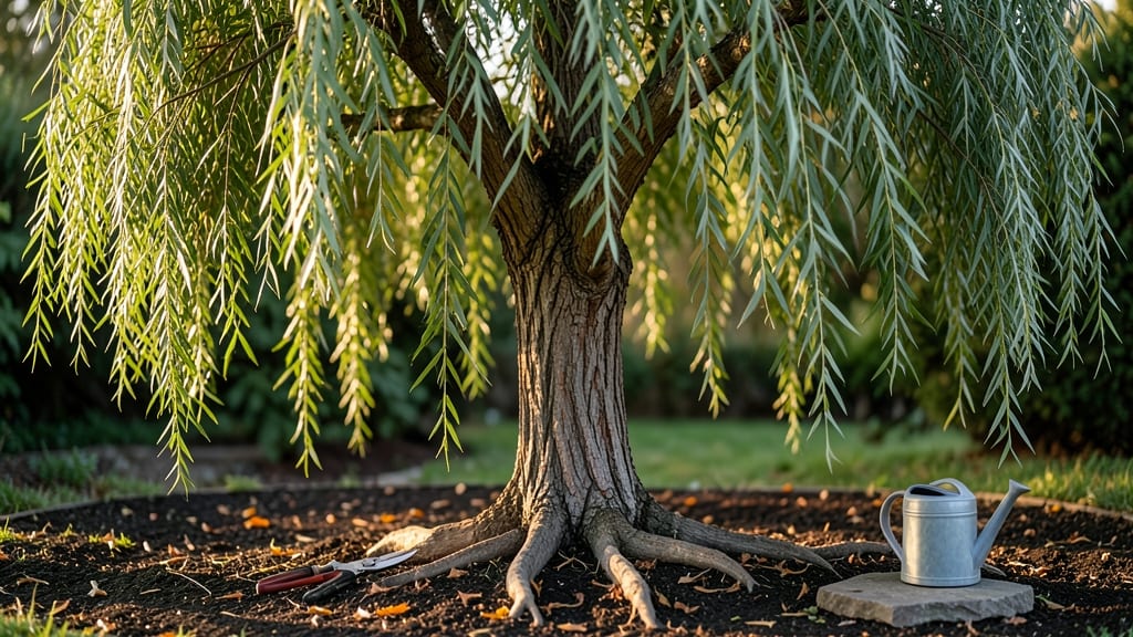 Black Weeping Willow Tree: Dramatic Year-Round Canopy With 3 Seasonal Cuts