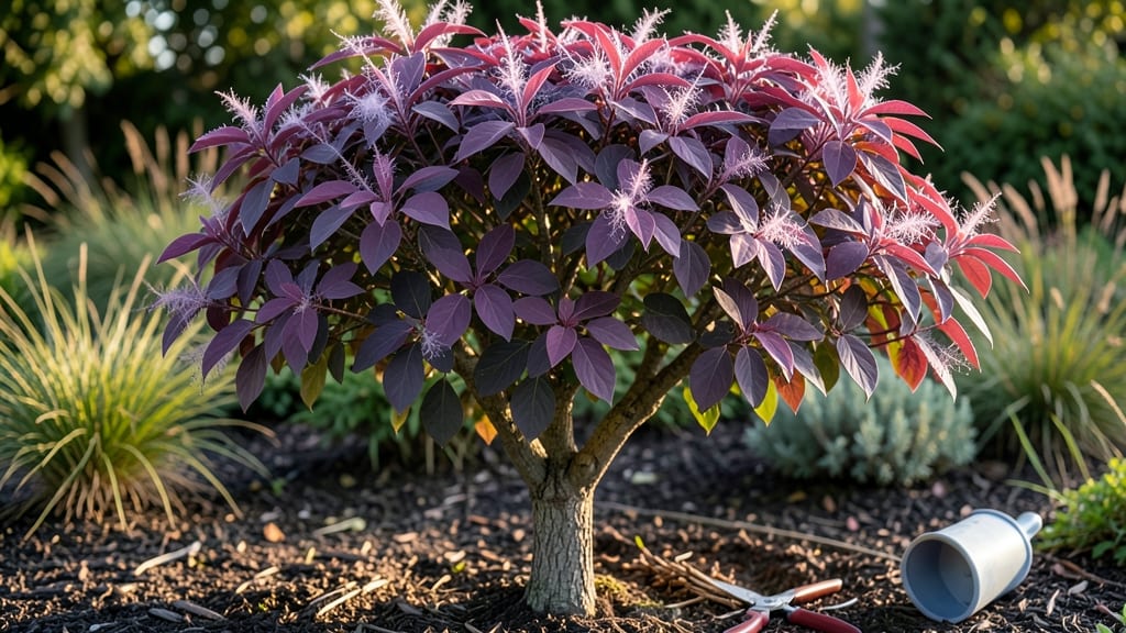 Purple Smoke Tree Growth Rate: Fast-Spreading Canopy in 5 Years