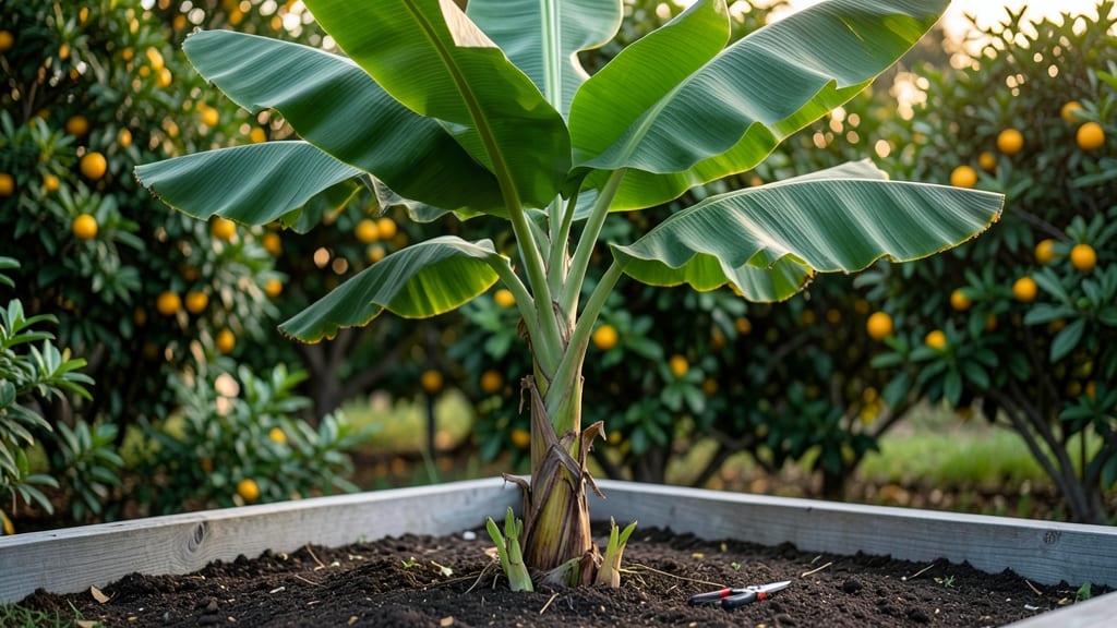 Edible Banana Tree Growing Guide: Year-Round Harvests With 3 Strategic Pruning Cuts