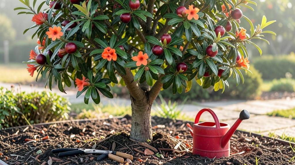 Pomegranate Tree Maintenance: Seasonal Pruning Blueprint for Heavy Fruit Loads