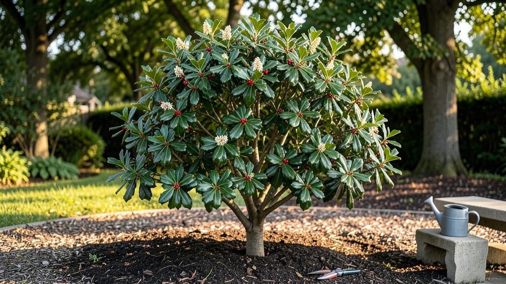 Oak Holly Tree Growing Guide: Year-Round Evergreen Beauty With Minimal Pruning
