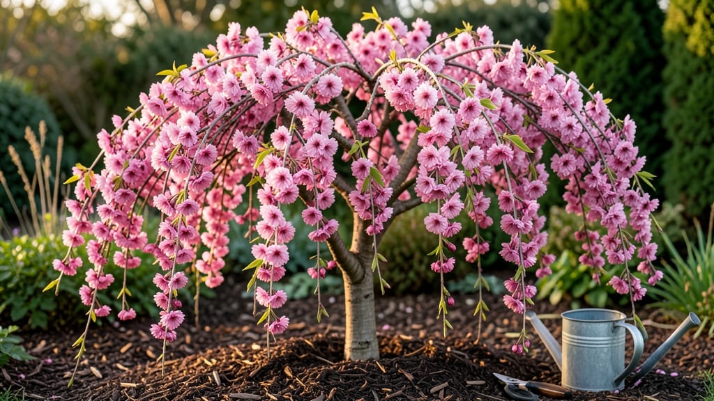 Pink Shower Weeping Cherry Tree: Year-Round Elegance With Graceful Branches