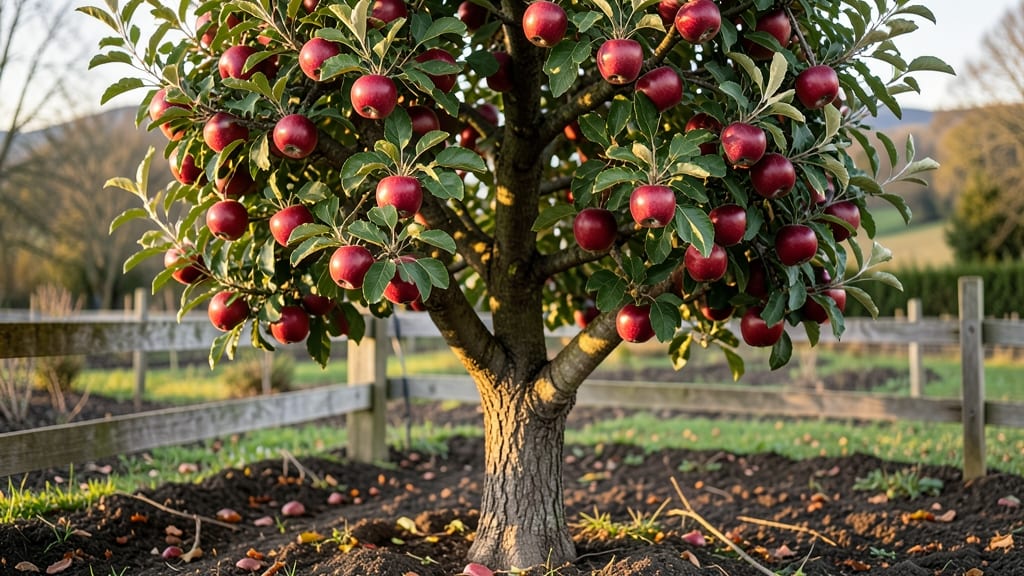 Red Fruit Trees: Year-Round Color with Dwarf Varieties for Small Spaces