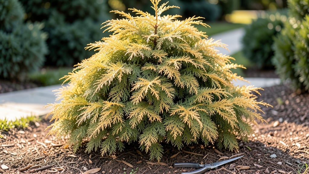 Golden Cedar Tree Growing Guide: Cold-Hardy Pruning for Year-Round Resilience