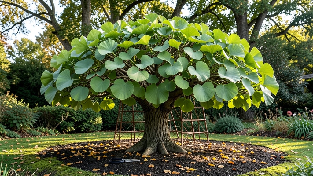 Gingko Tree Leaf: Dormant Season Cuts for Stronger Branches