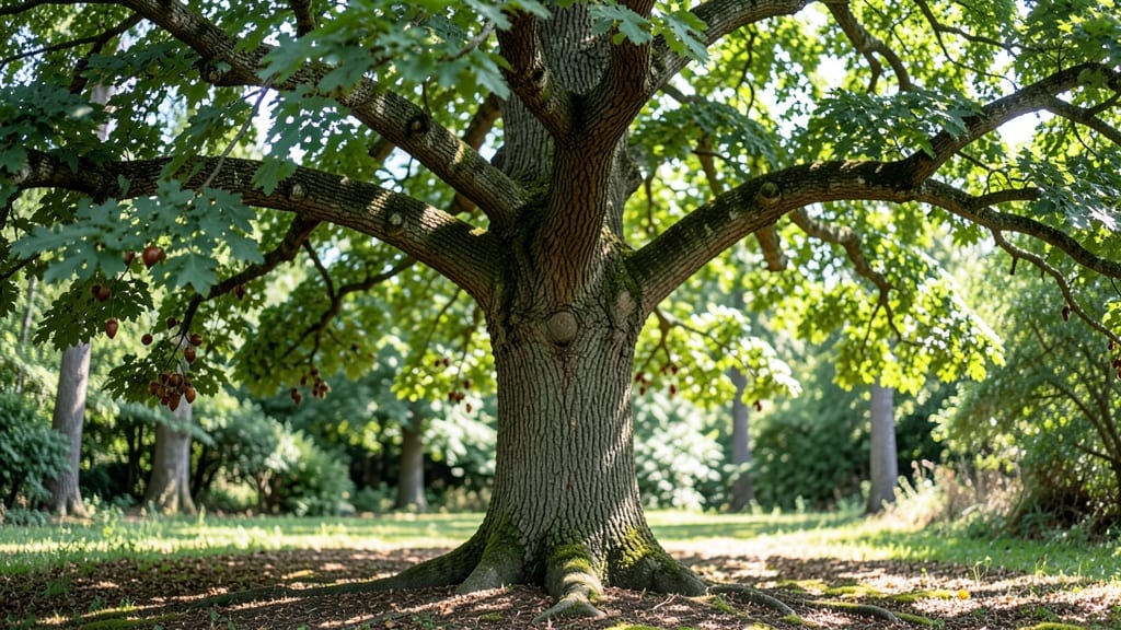 Large Acorn Tree: Pruning Blueprint for Stronger Branches and Heavy Fruit Loads