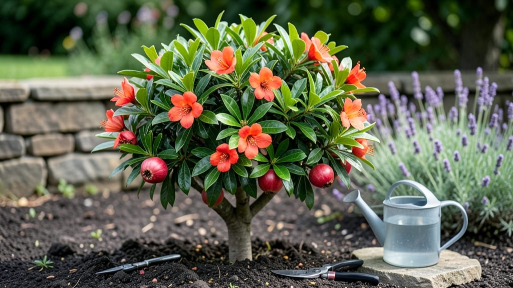 Dwarf Pomegranate Tree: Year-Round Ruby Harvest in Small Spaces