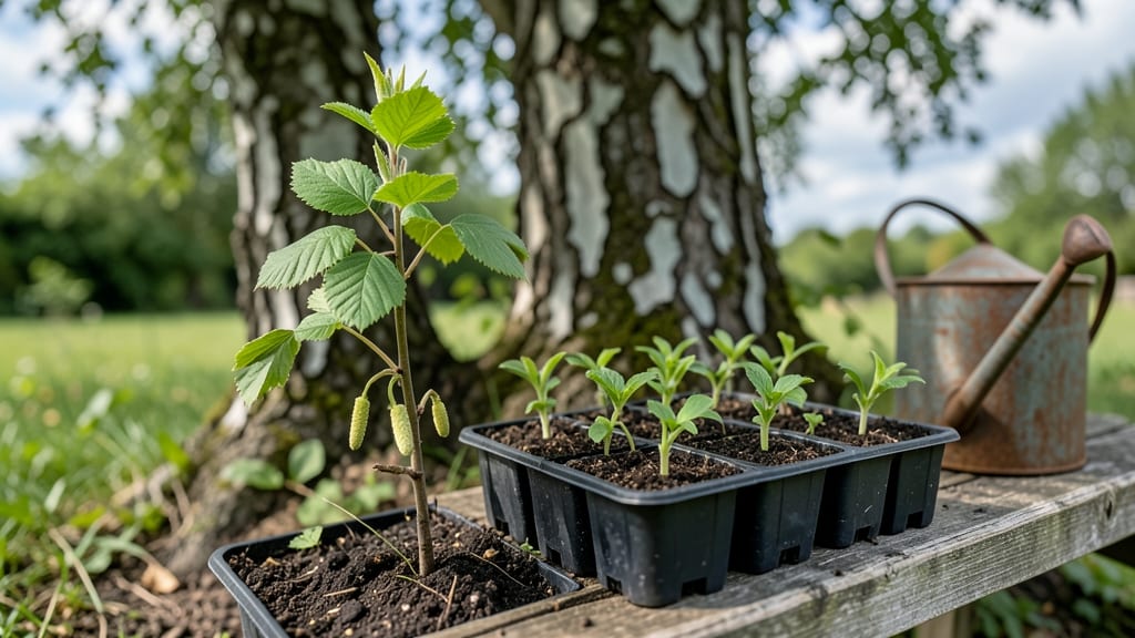 Hazelnut Tree Sprout: Layered Chill Method for 90% Germination Success