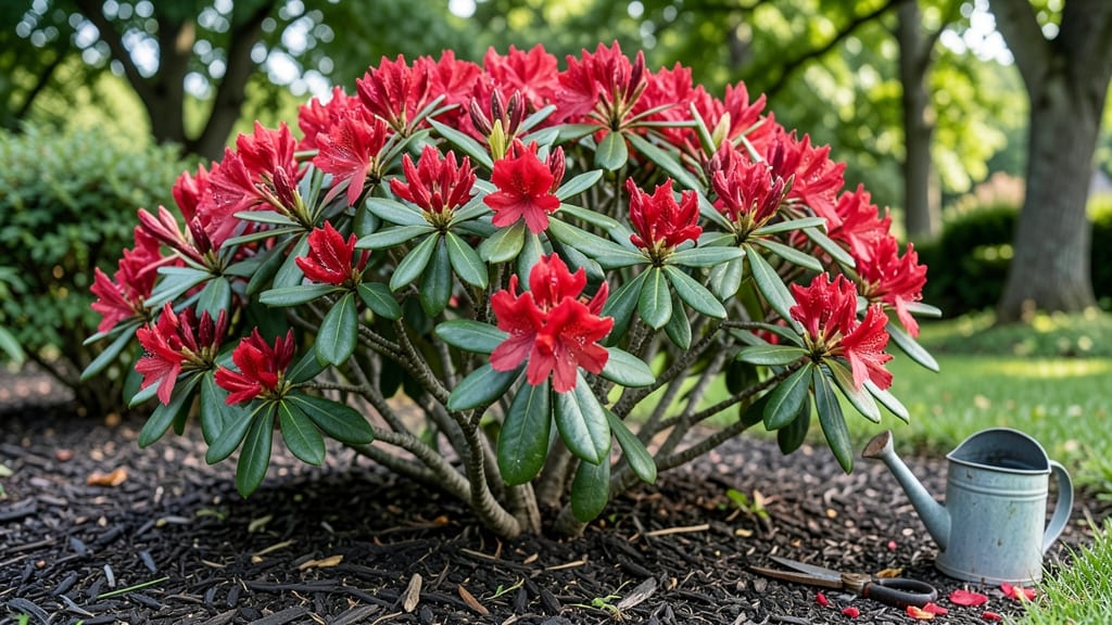 Red Rhododendron Tree Pruning Guide: Seasonal Cuts for Blooms and Branch Health