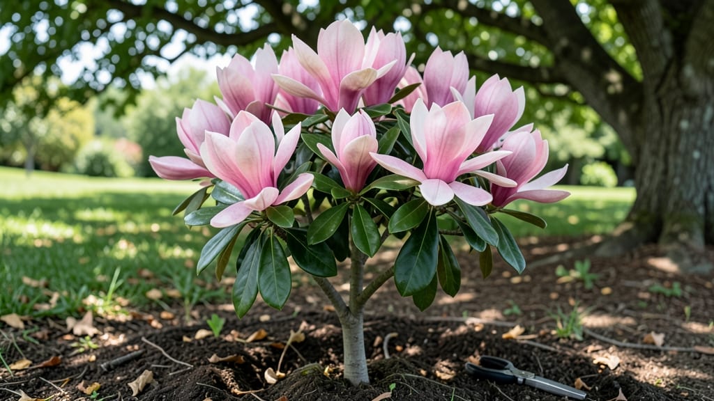 Pink Flowering Magnolia Tree Pruning: Year-Round Grace With 3 Strategic Cuts