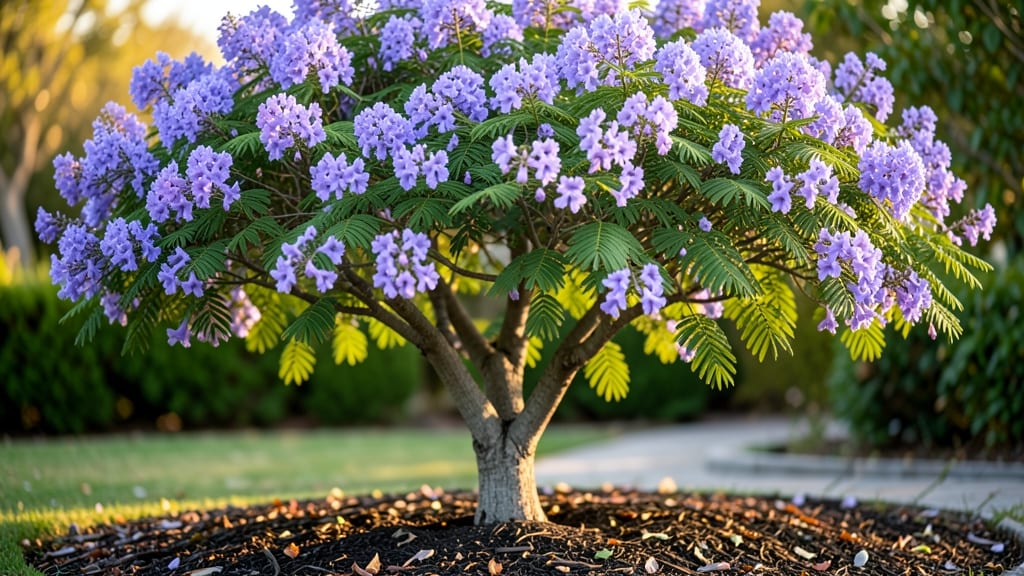 Jacaranda Tree Bloom: Purple Rain Canopy in Full Spring Glory