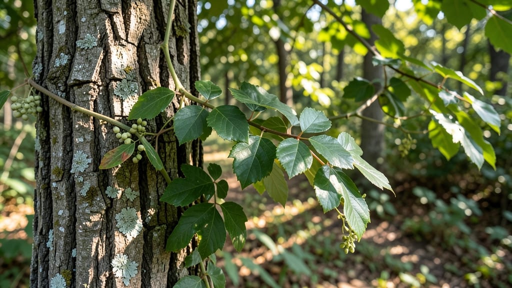 Does Poison Ivy Grow Up Trees: Vine Identification Guide for Safe Removal