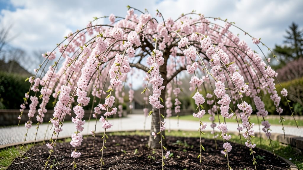 Shidare Yoshino Weeping Cherry Tree: Dramatic Year-Round Curves With Minimal Pruning