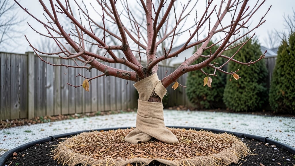 Fruit Tree Winter Protection: Layered Insulation Shield for Frost-Free Survival