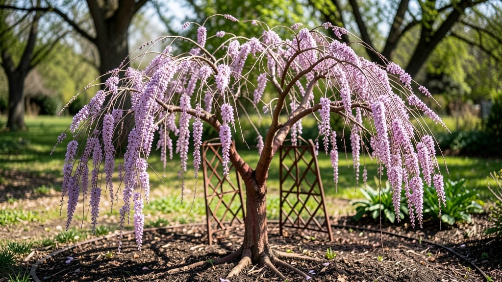 Weeping Eastern Redbud Tree: Springtime Drama With Minimal Pruning