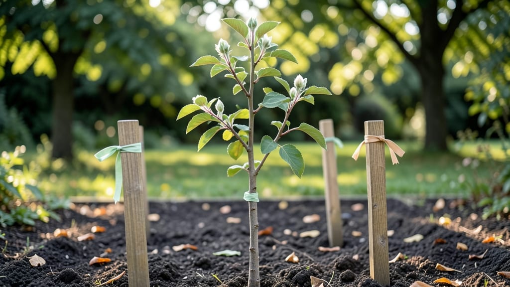 Staking Small Trees Recipe: 3-Step Guide for Sturdy, Straight Growth