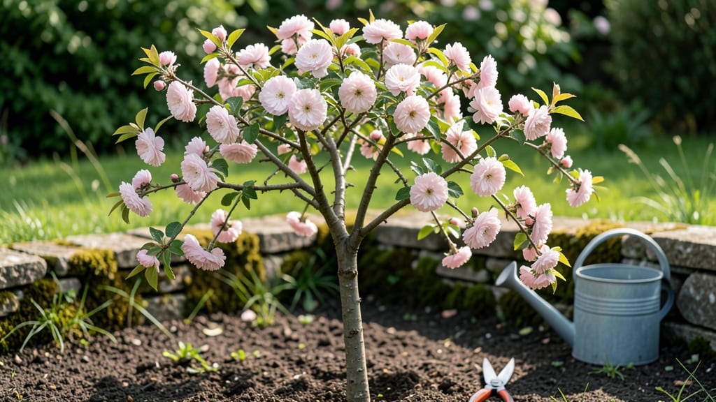 Corinthian Rose Ornamental Peach Tree Growing Guide: Pruning for Dense Blooms and Compact Growth