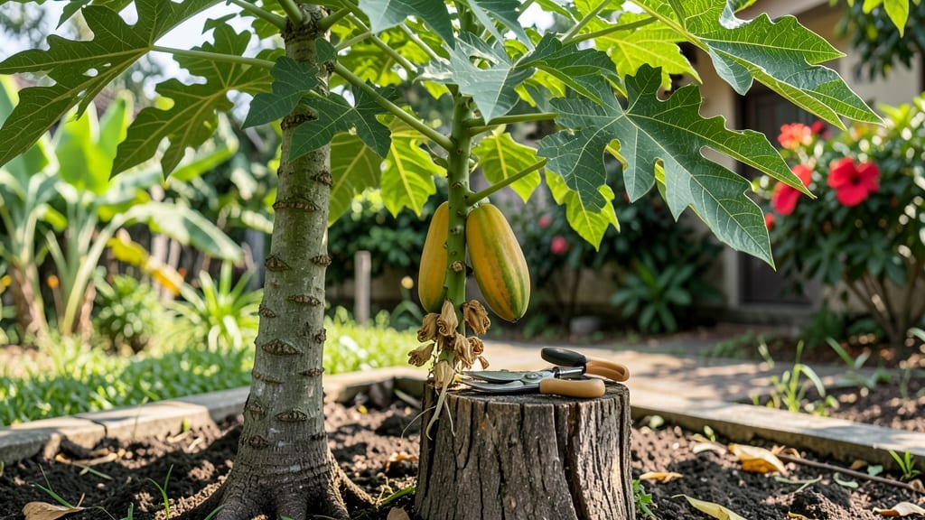 Pruning Papaya Tree: Maximize Fruit Load With 3 Strategic Cuts