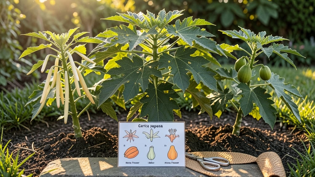Papaya Tree Male and Female: How to Identify and Balance for Heavy Fruit Loads