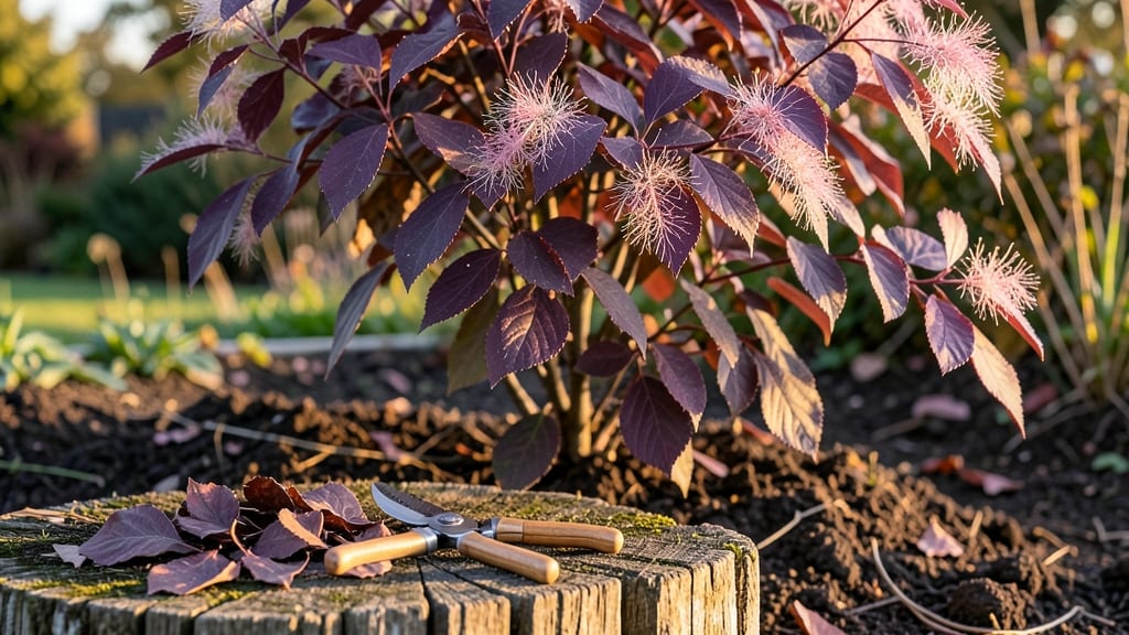 Royal Purple Smoke Tree Pruning: Spring Revival Through Strategic Branch Architecture