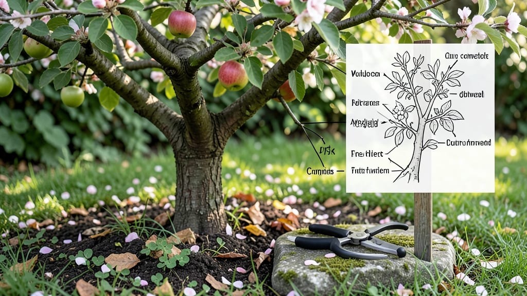 How to Prune an Apple Tree Diagram: Step-by-Step Visual Guide