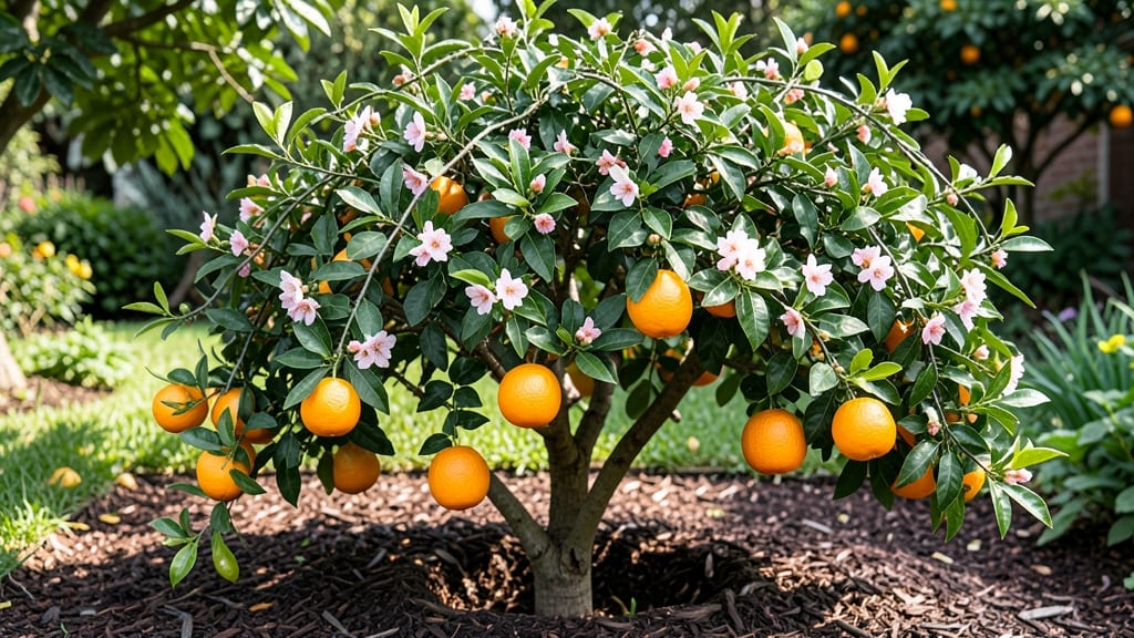 Honey Murcott Tangerine Tree: Sun-Kissed Fruit Loads Through Strategic Canopy Care