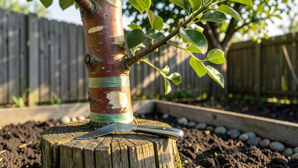 Grafting Nectarine Trees: Spring-Ready Union in 4 Simple Cuts
