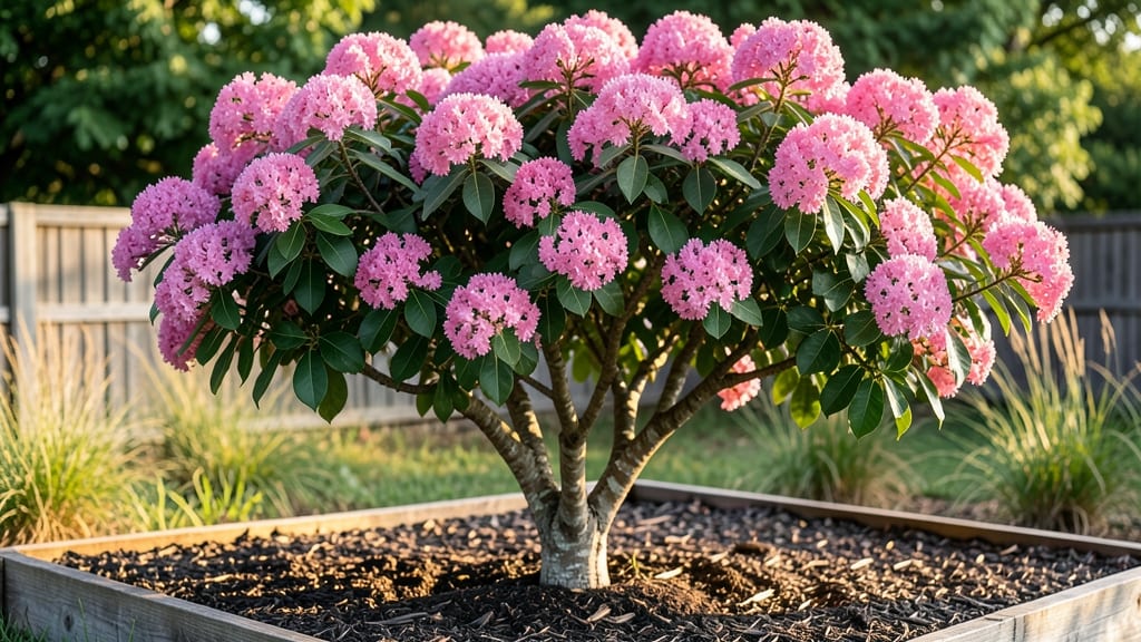 Big Pink Flower Tree Pruning: Year-Round Blooms With 3 Simple Cuts