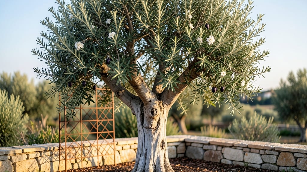 Olive Tree Front Yard Design: Mediterranean Charm With Year-Round Structure