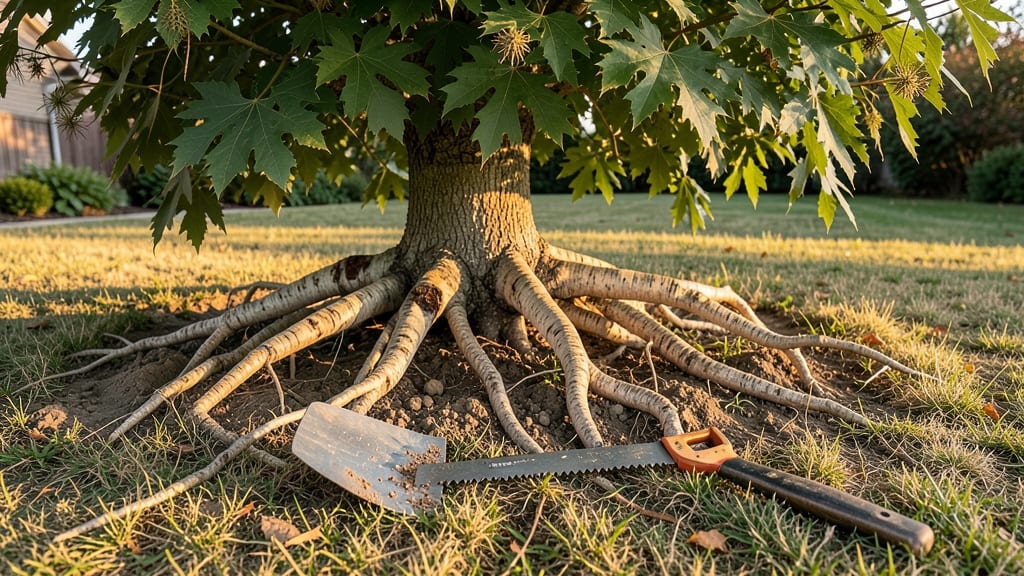 Killing Tree Roots in Lawn: Chemical-Free Digging and Removal Guide